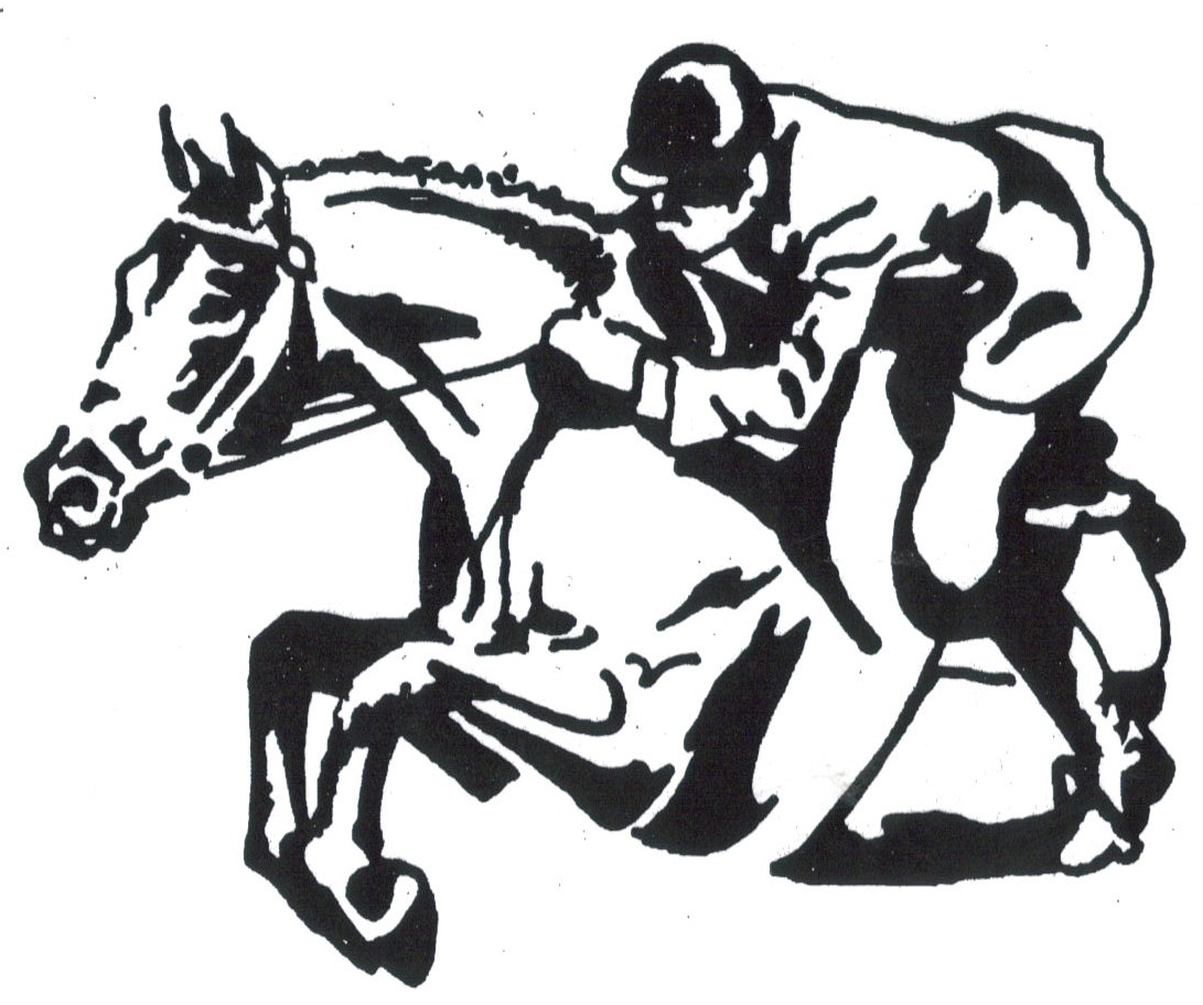 clip art jumping horse outline - photo #37