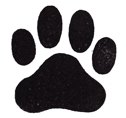 It's a cat paw and a dog paw,